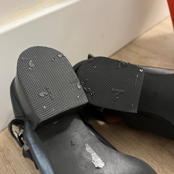 Jeffrey Campbell Everly Black Leather Cutout Ankle Booties - Picture 10 of 10